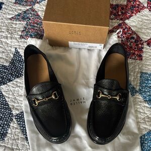 Jamie Haller The Bit Loafer in Vachetta Black Leather